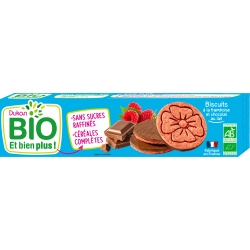 Malinové sušenky polité čokoládou Dukan Bio
