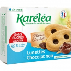 Sušenky Lunettes s čokoládovou náplní Karéléa