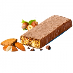 Tyčinka s mandlemi a lískovými oříšky celomáčené v čokoládě Dukan Bio