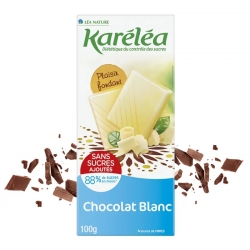 Bílá čokoláda bez přidaného cukru Karéléa
