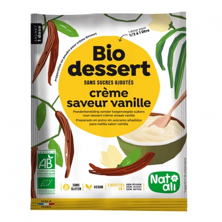 Vanilkový bio dezert