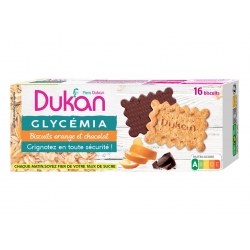 Pomerančové sušenky Dukan ® polité čokoládou Glycemia