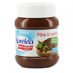 Nátierka lieskovcovo-čokoládová bez cukru Karéléa 400 g