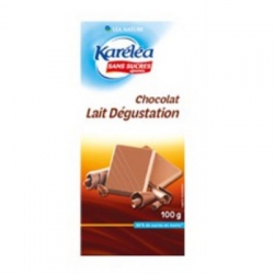 Mliečna čokoláda bez cukru Karéléa